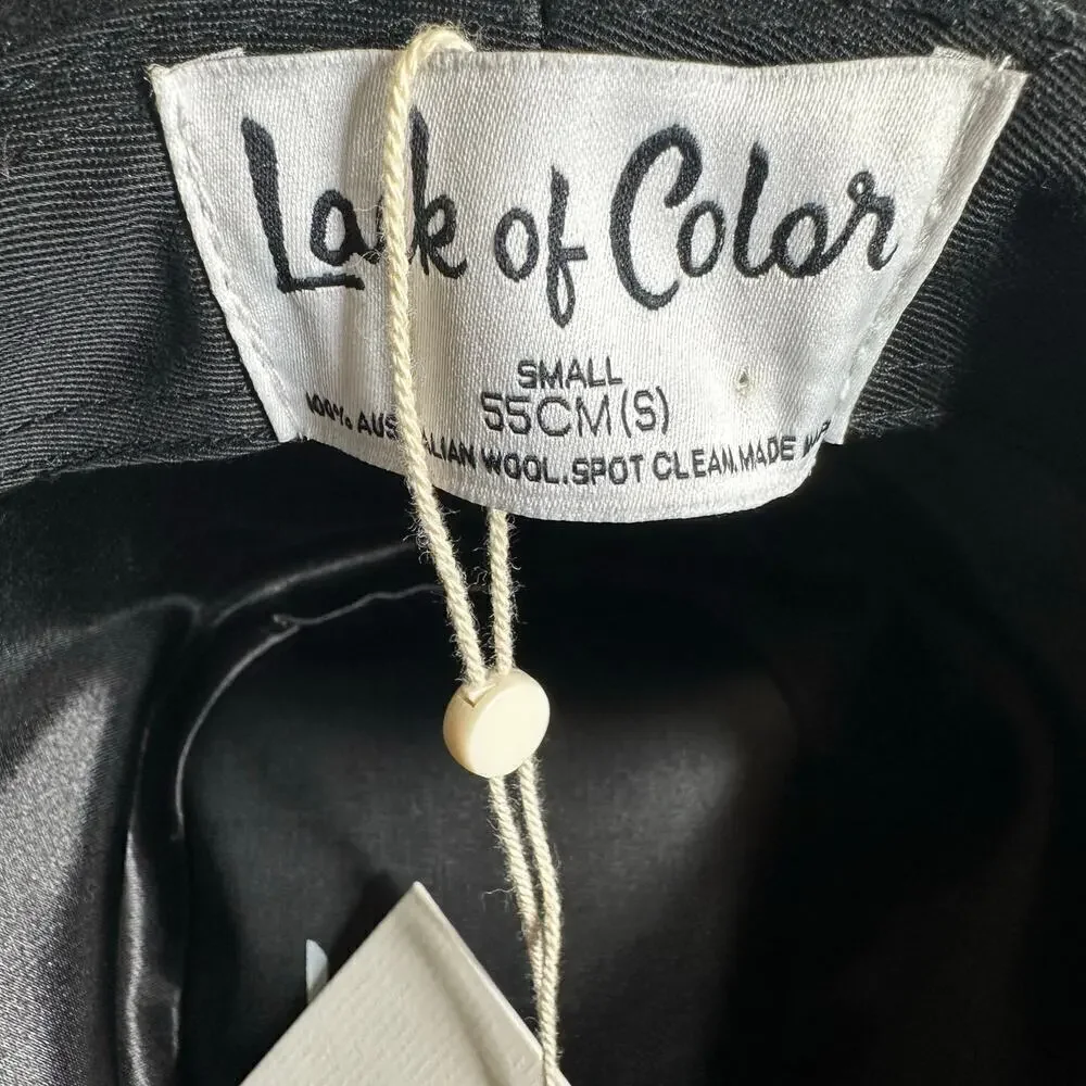NWT Lack of Color Hat Women's Black Size Small 55CM